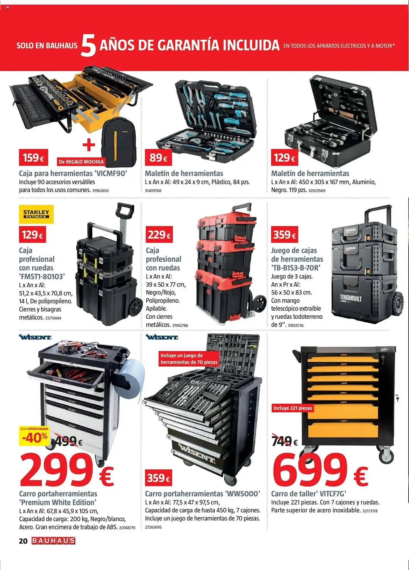 Catálogo de Folleto Bauhaus 29 de mayo al 25 de junio 2025 - Página 20