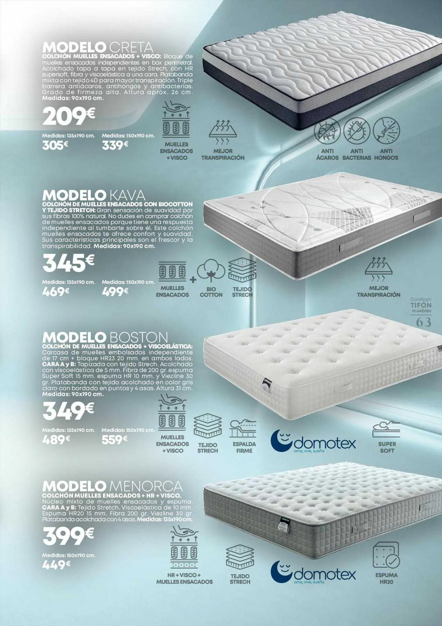 Catálogo de Tifon Hipermueble Folleto 25 de julio al 29 de febrero 2024 - Página 63