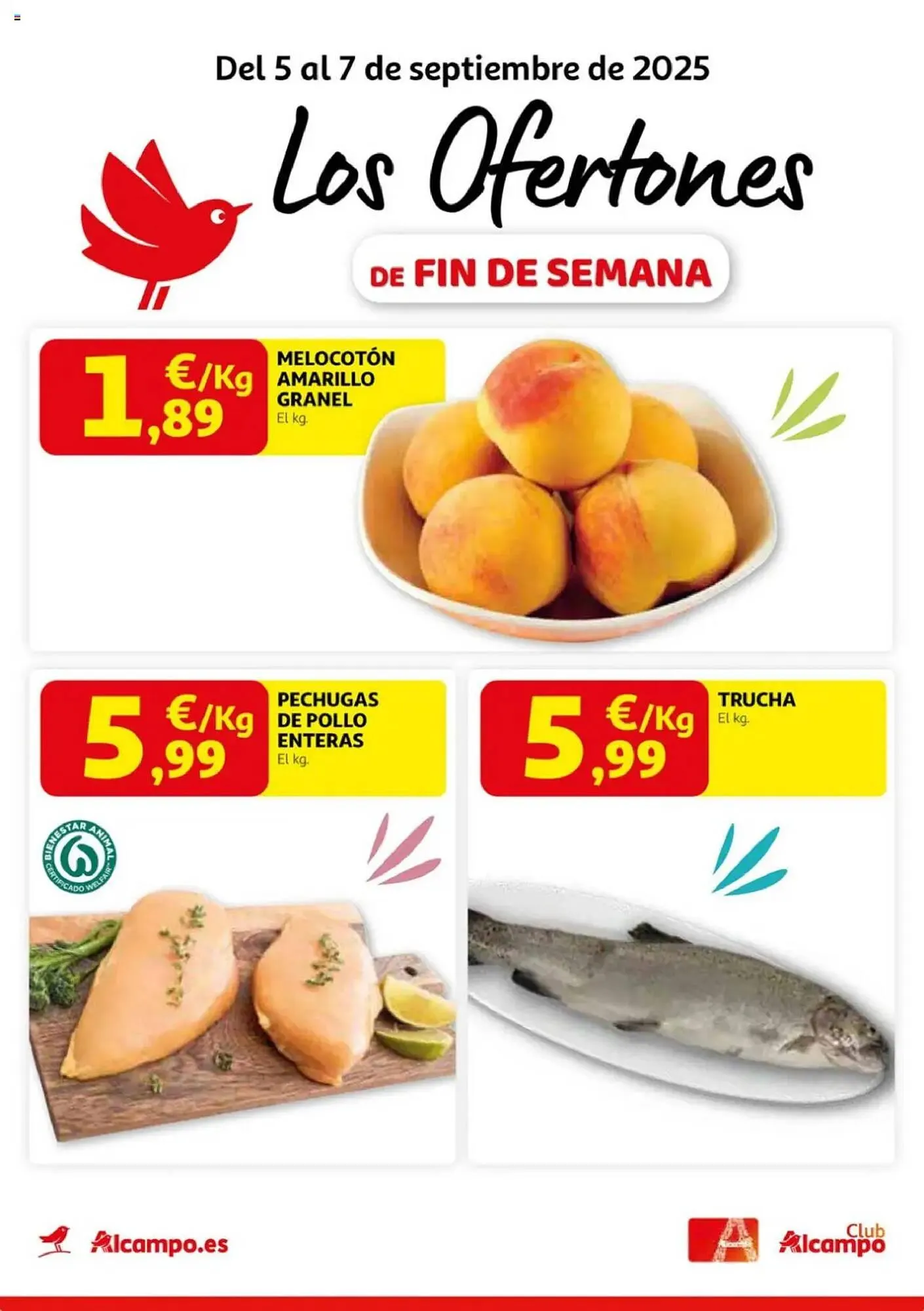 Catálogo de Folleto Alcampo 5 de septiembre al 7 de septiembre 2025 - Página 1