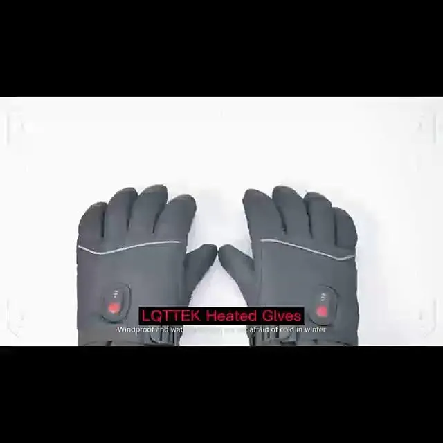 Guantes calefactables, guantes calefactables eléctricos, calentadores de manos para acampar, guantes cálidos de invierno con pantalla táctil para hombres y mujeres, guantes impermeables alimentados por batería, guantes a prueba de viento para ciclismo al
