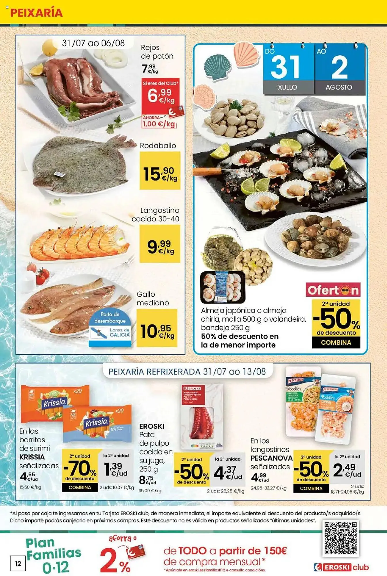 Catálogo de Folleto Eroski 31 de julio al 12 de agosto 2025 - Página 12