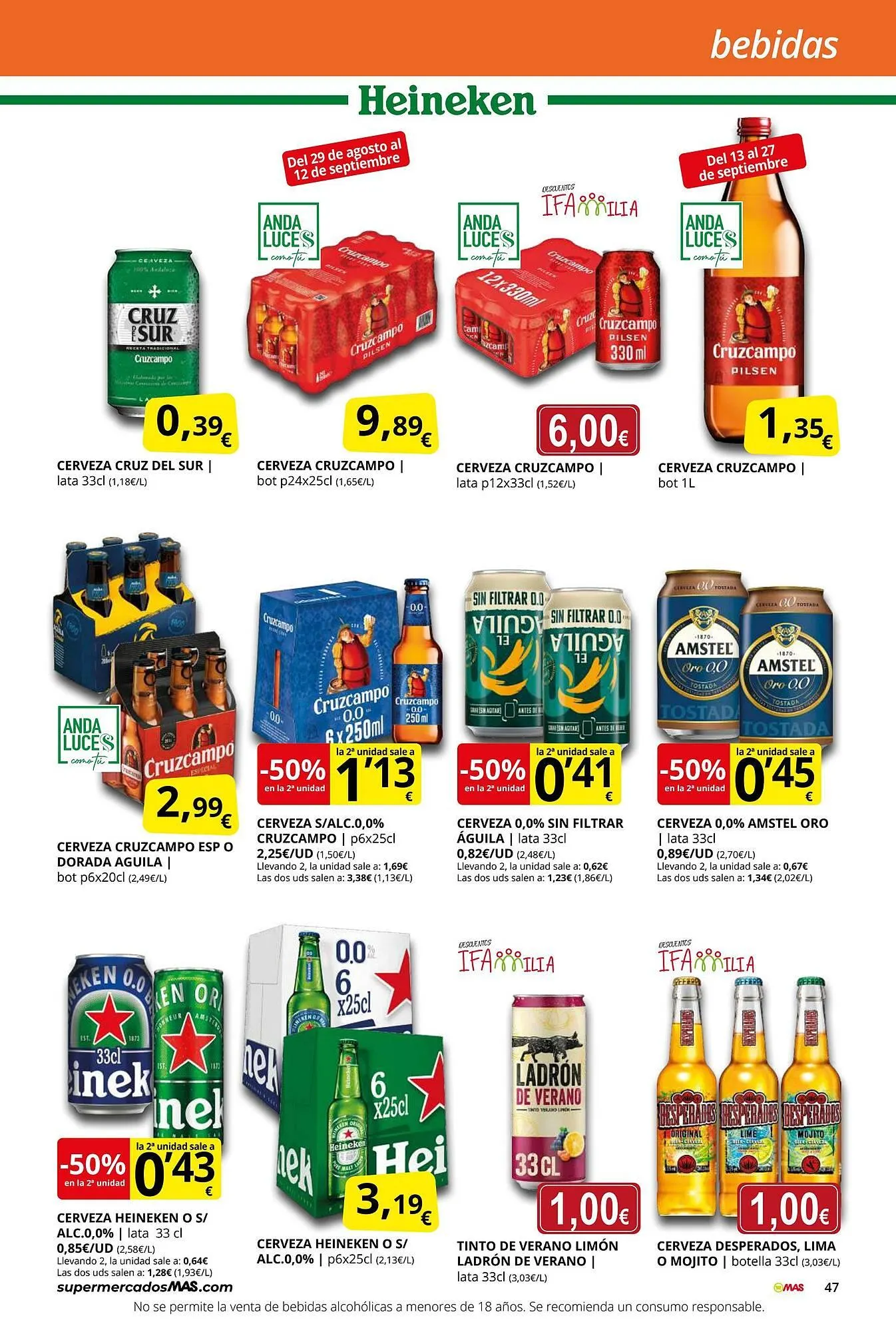 Catálogo de Folleto Supermercados MAS 29 de agosto al 30 de septiembre 2025 - Página 47