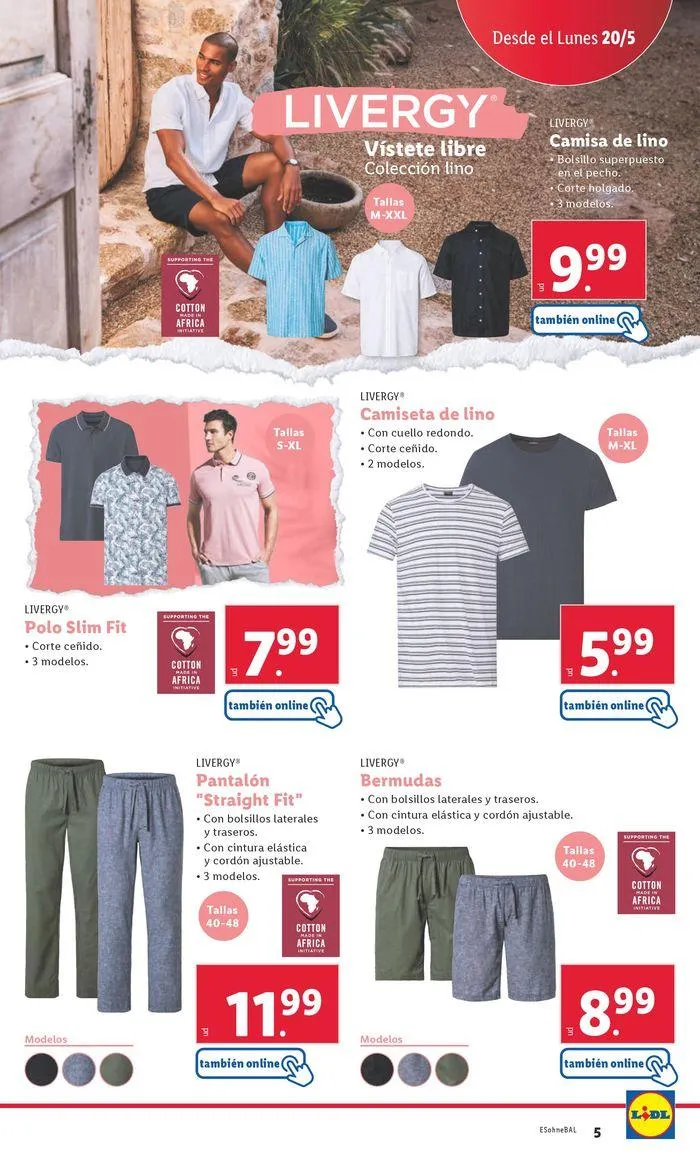 Catálogo de ¡Bazar Lidl! 20 de mayo al 26 de mayo 2024 - Página 5