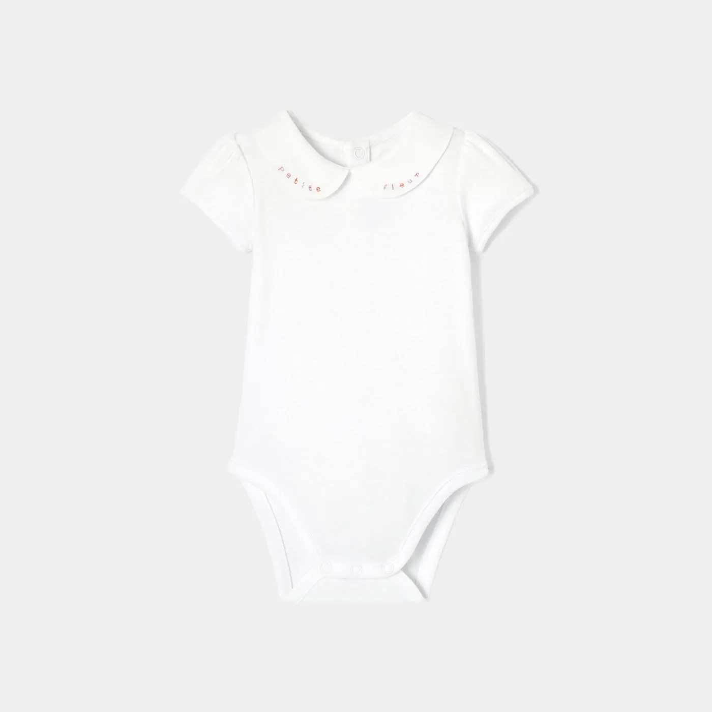 Body de manga corta para bebé niña