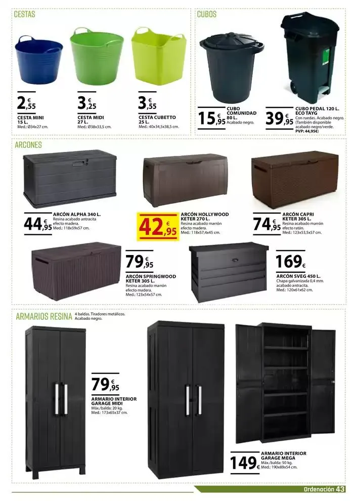 Catálogo de JARDINES Y TERRAZAS 2025 8 de mayo al 15 de julio 2025 - Página 43