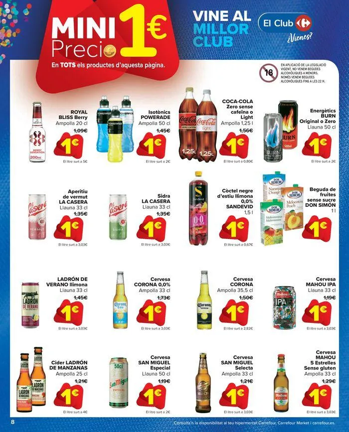 Catálogo de Mini Precio 1€ 10 de mayo al 23 de mayo 2024 - Página 8