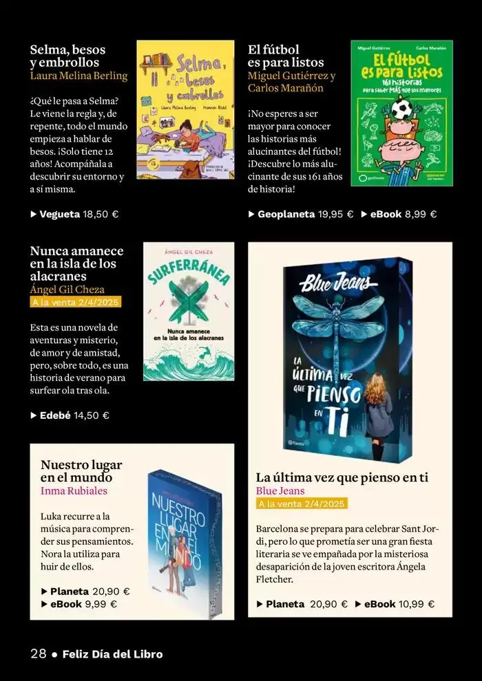 Catálogo de Día del Libro 2025 8 de abril al 22 de abril 2025 - Página 28