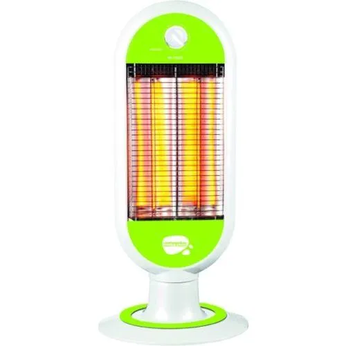 Estufa electrica fibra carbono 2 barras oscilante 1000w vivahogar