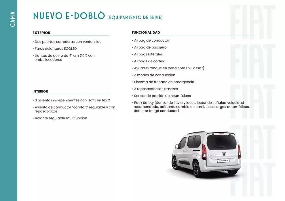 Catálogo de Fiat Doblò 6 de marzo al 31 de agosto 2025 - Página 5