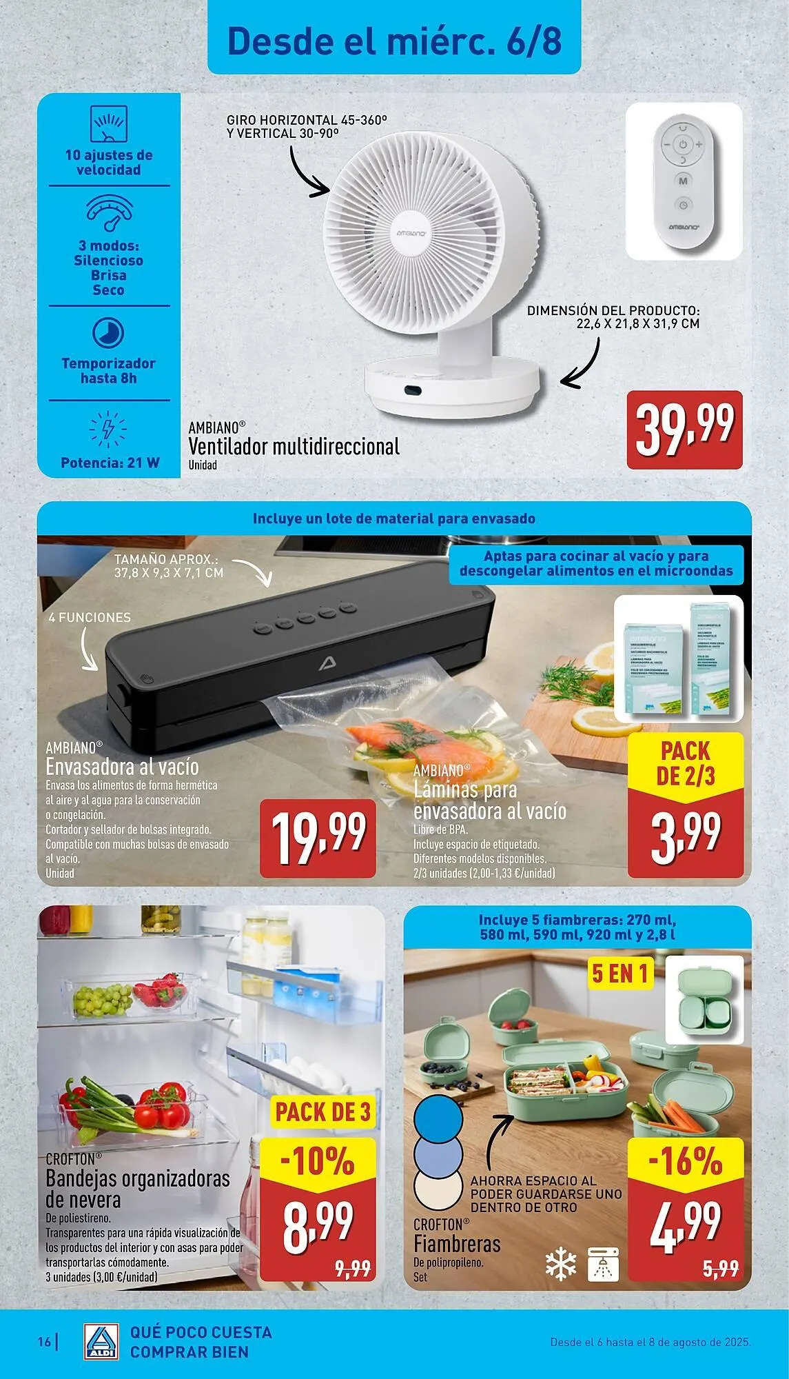 Catálogo de Folleto ALDI 4 de agosto al 10 de agosto 2025 - Página 16