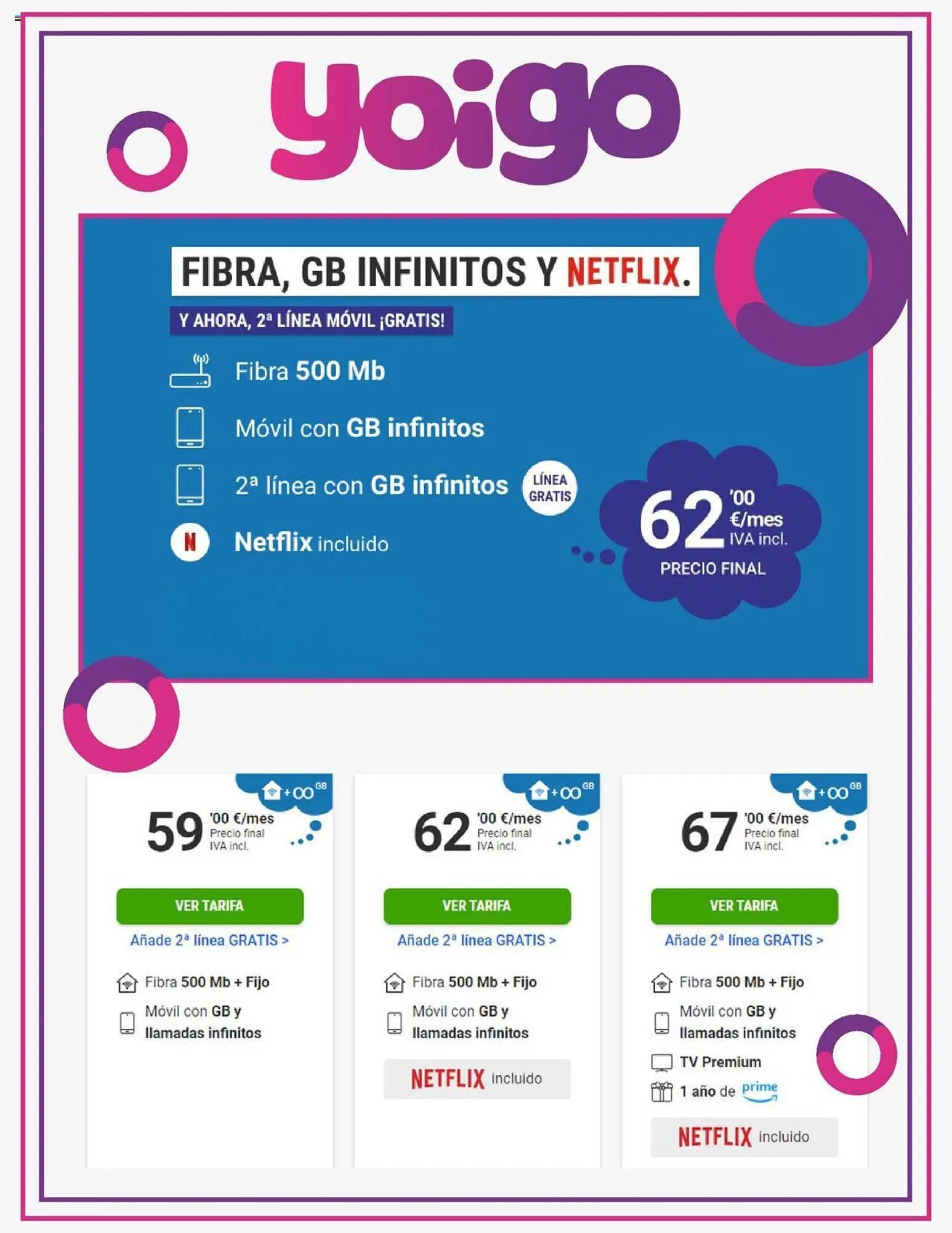 Catálogo de Folleto Yoigo 16 de noviembre al 16 de diciembre 2023 - Página 1