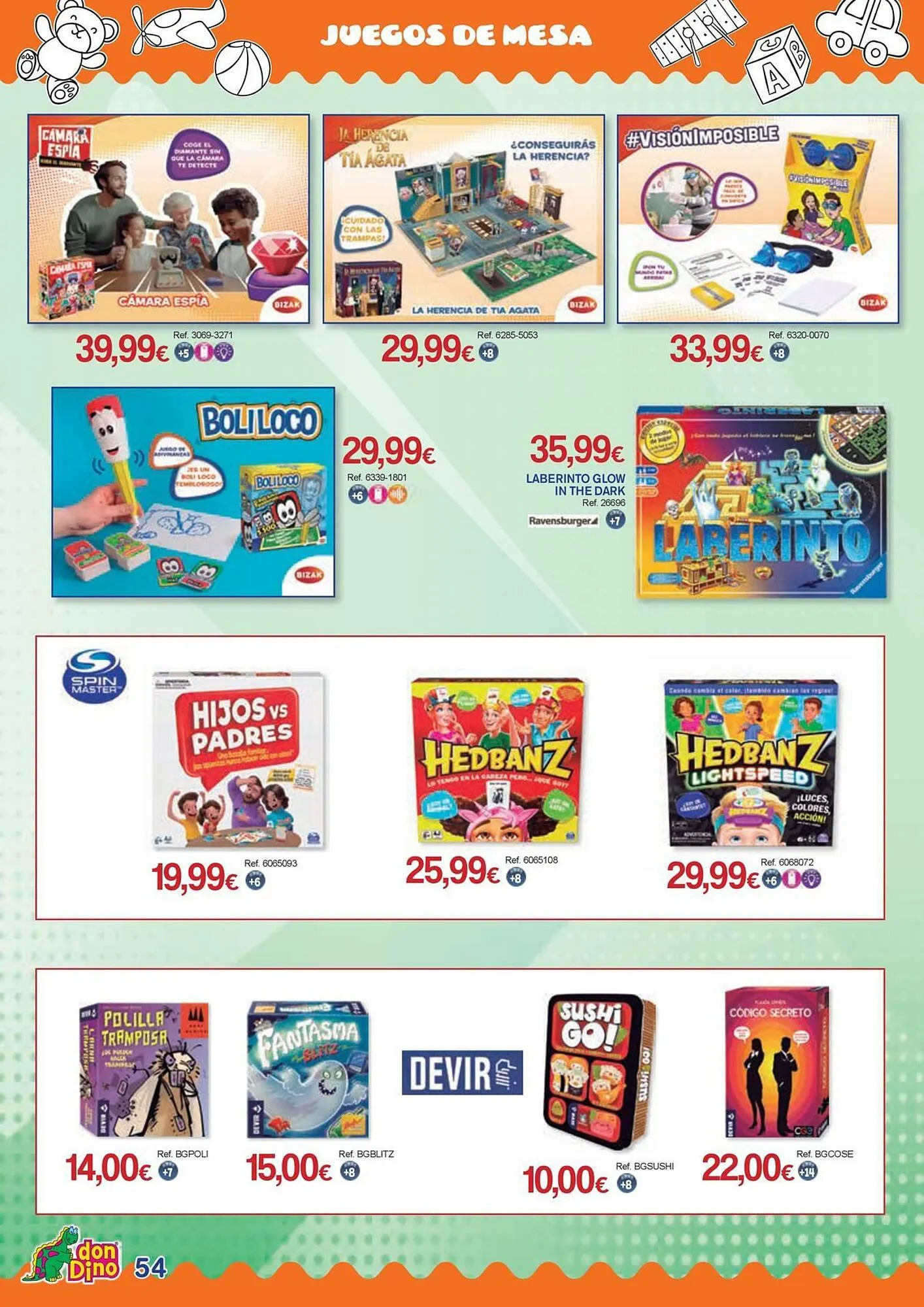 Catálogo de Folleto Juguetes Carrión 30 de octubre al 4 de diciembre 2023 - Página 54