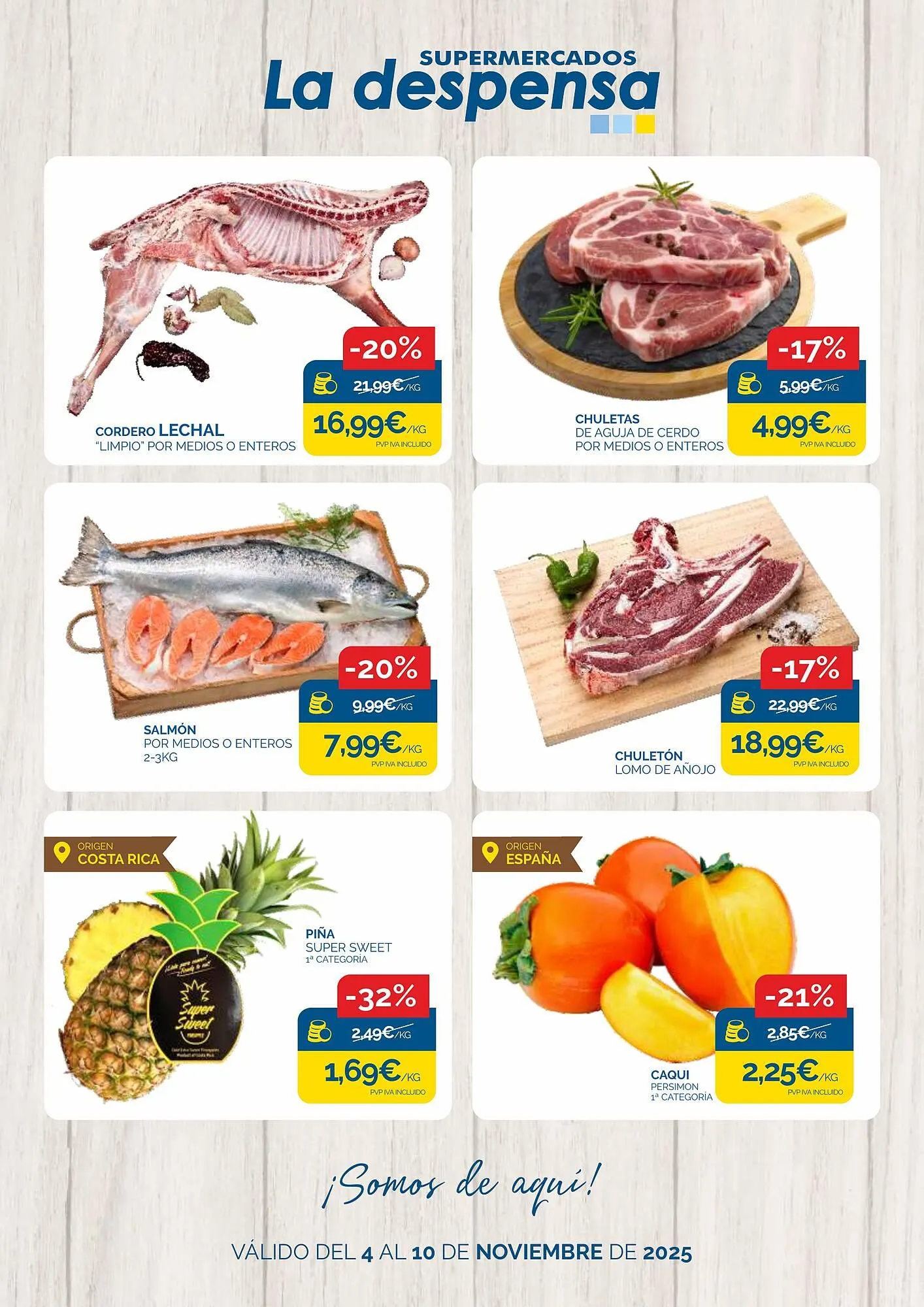 Catálogo de Folleto Supermercados La Despensa 4 de noviembre al 10 de noviembre 2025 - Página 1