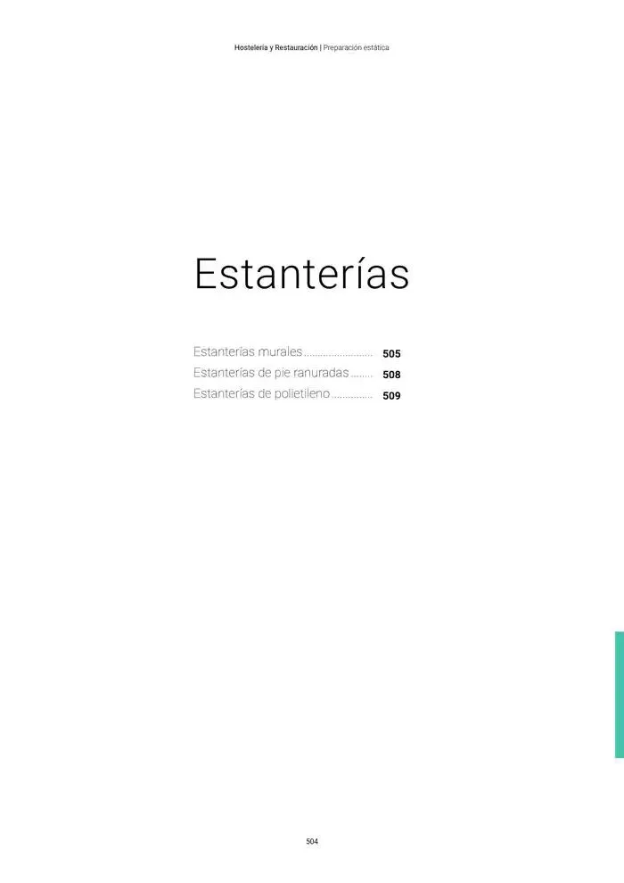 Catálogo de Catálogo Hostelería y Restauración 3 de marzo al 3 de junio 2025 - Página 505