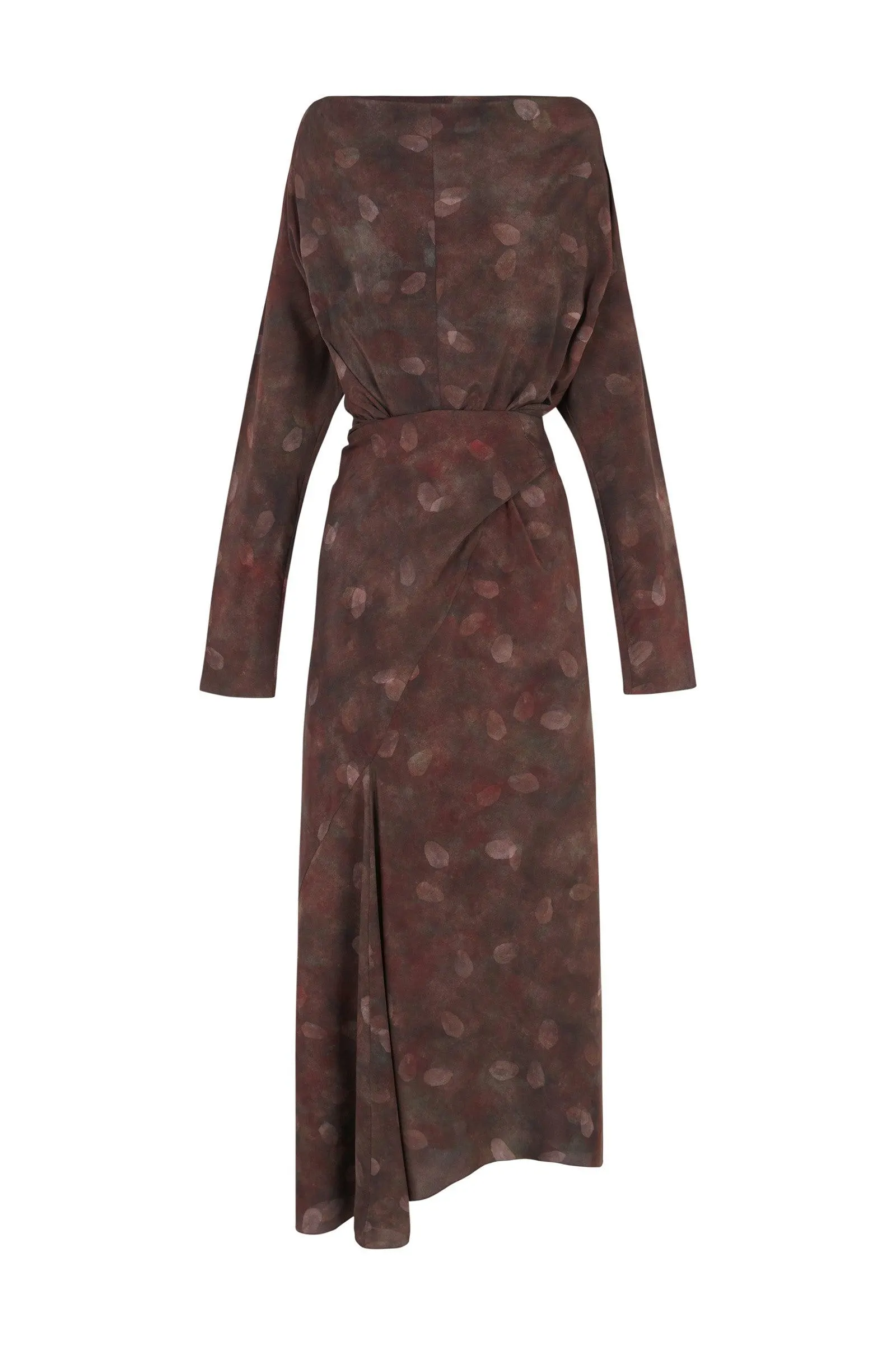 Nolita, aran print silk dress