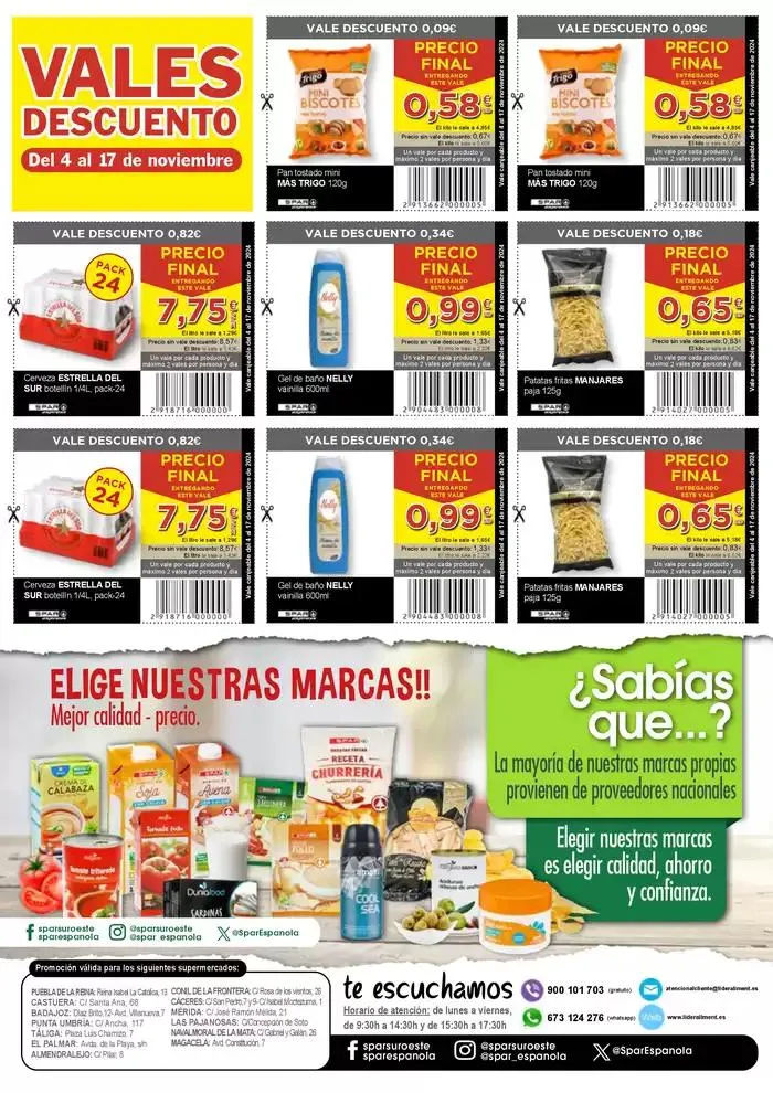 Catálogo de SPAR Express 1ª quincena noviembre 4 de noviembre al 17 de noviembre 2024 - Página 4