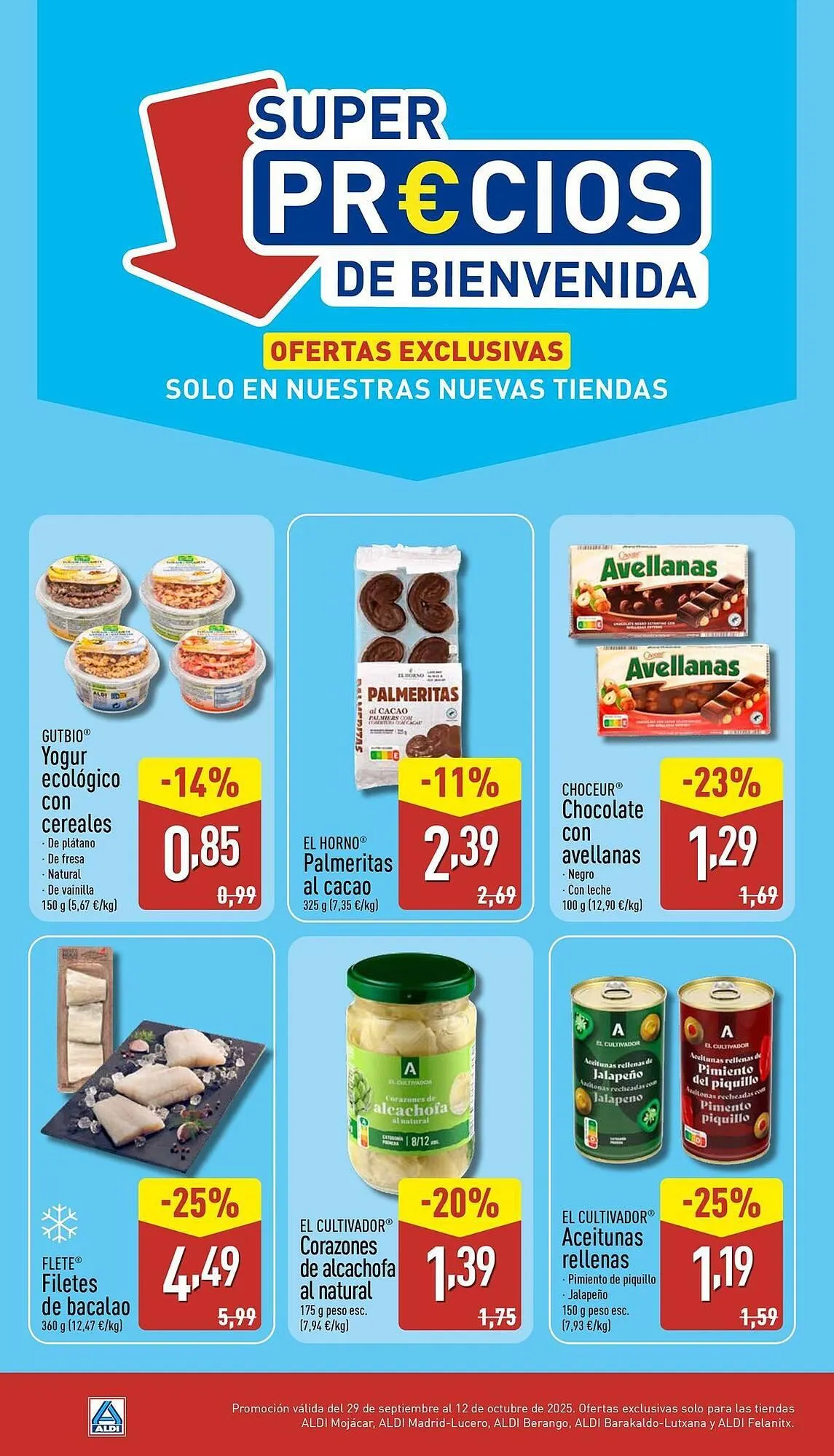 Catálogo de Folleto ALDI 29 de septiembre al 12 de octubre 2025 - Página 1