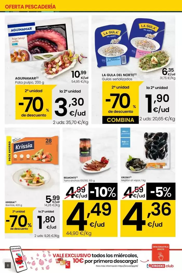Catálogo de Más de 2000 productos, SIEMPRE A BUEN PRECIO HIPERMERCADOS EROSKI 4 de enero al 14 de enero 2025 - Página 6