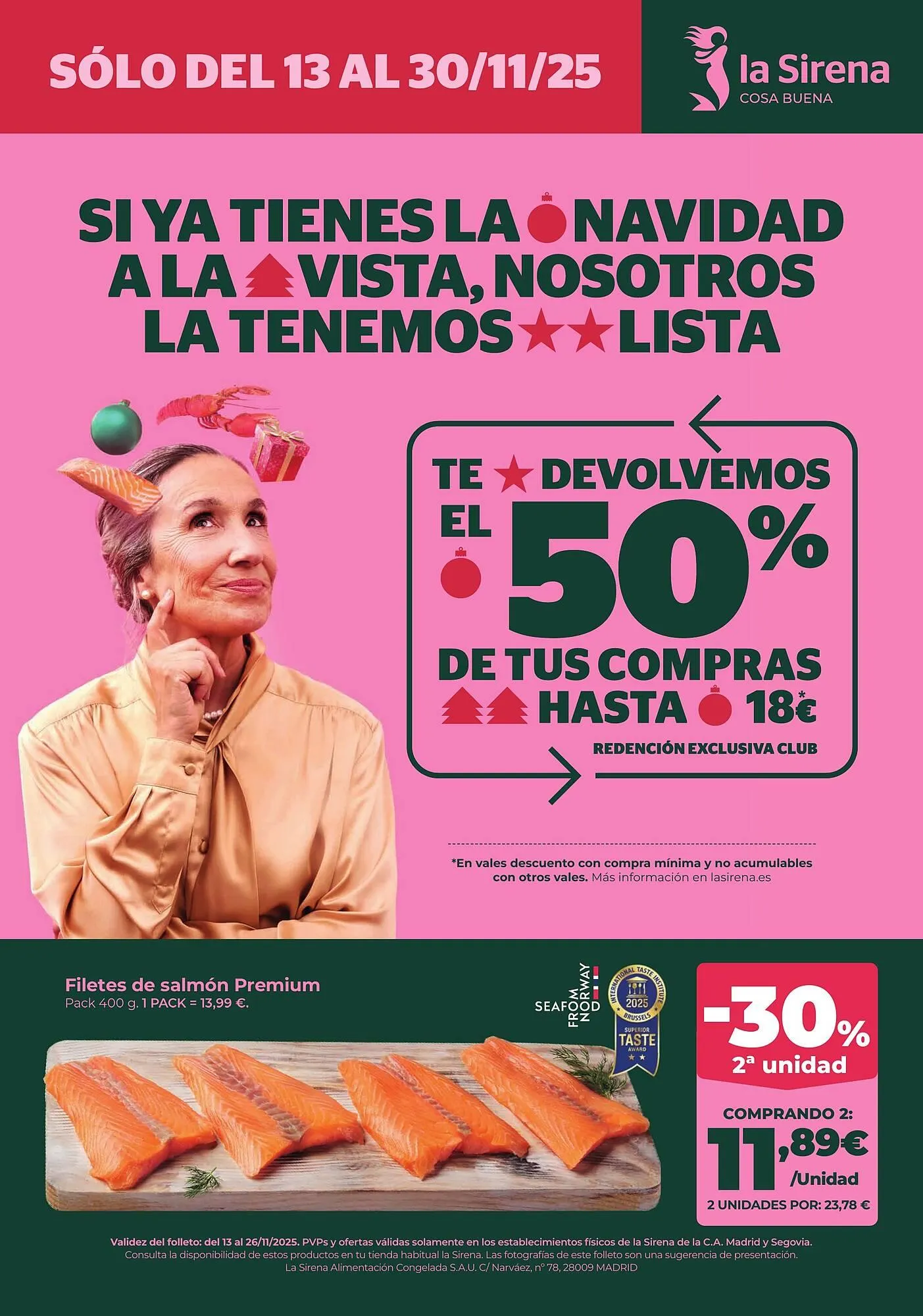 Catálogo de Catálogo La Sirena 13 de noviembre al 30 de noviembre 2025 - Página 1