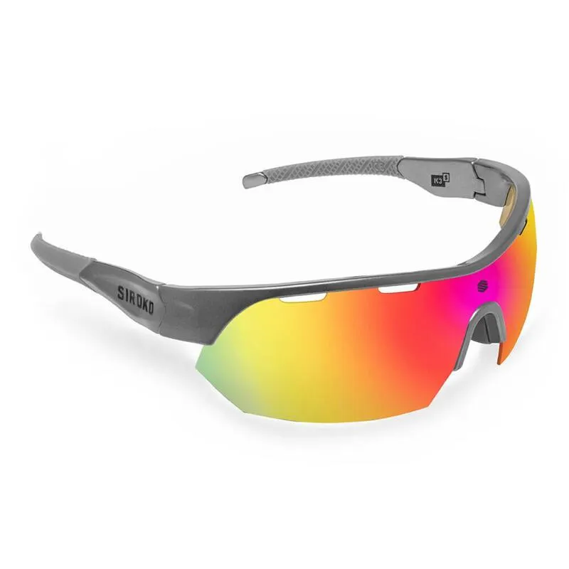 Gafas de sol ciclismo SIROKO K3s Barcelona Gris Plata Hombre y Mujer