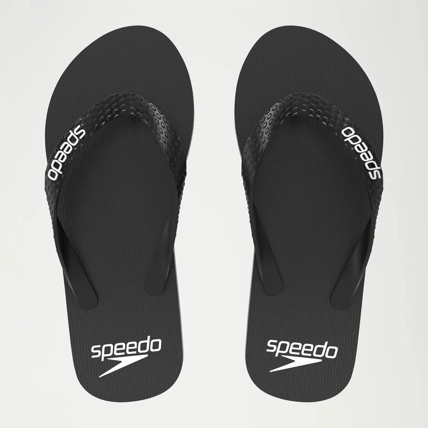 Chanclas de dedo Speedo para hombre, negro