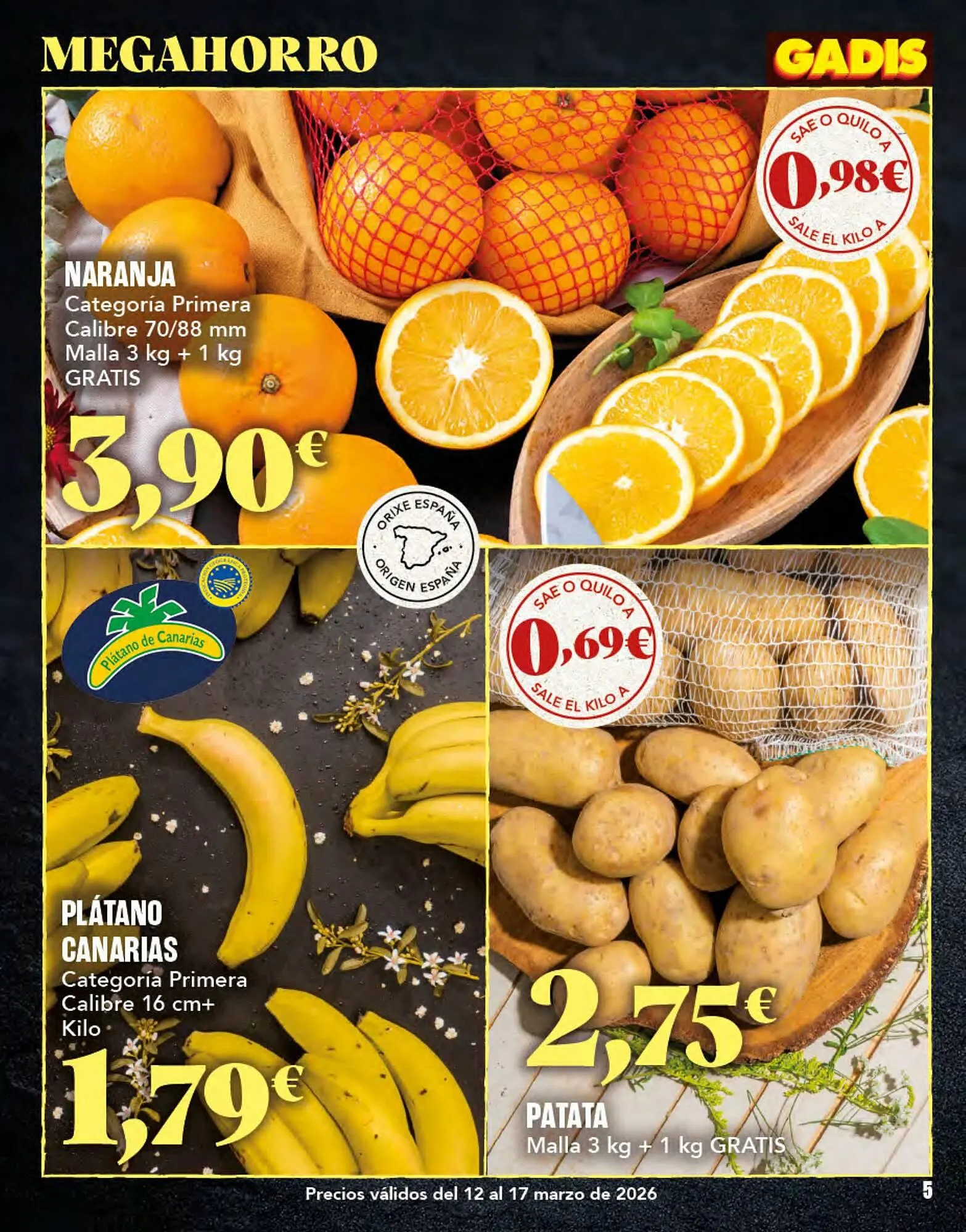 Catálogo de Folleto Gadis 12 de marzo al 17 de marzo 2026 - Página 5