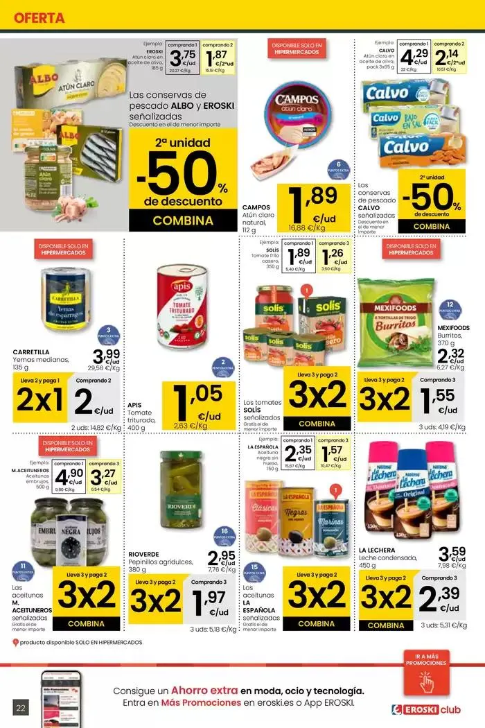 Catálogo de SUMA AHORRO HIPERMERCADOS EROSKI 2 de mayo al 13 de mayo 2025 - Página 22