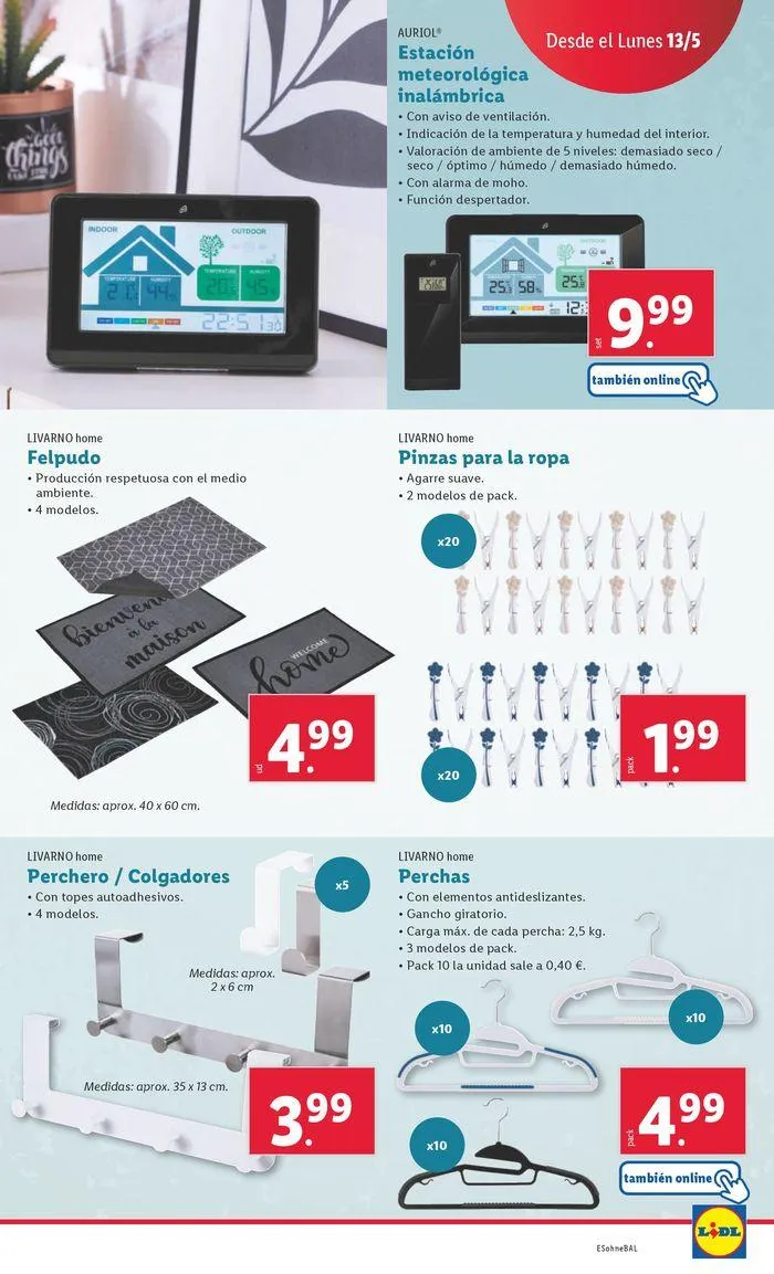 Catálogo de Bazar Lidl 13 de mayo al 19 de mayo 2024 - Página 7