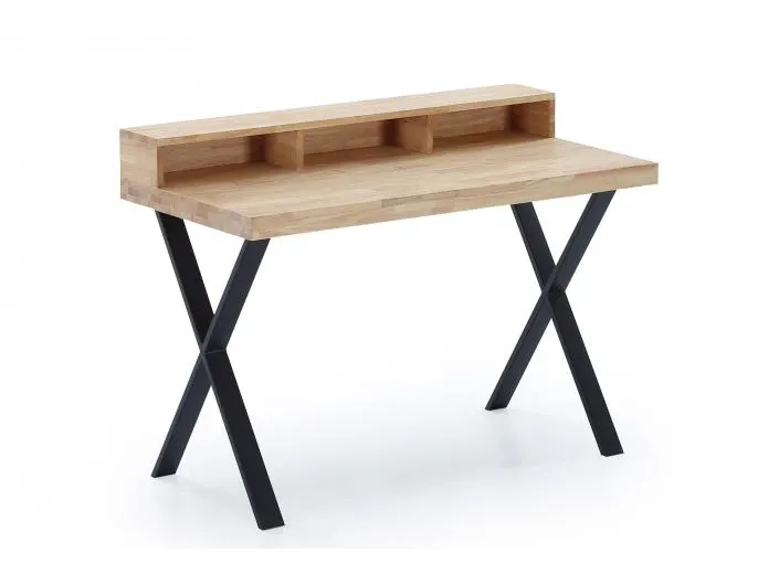 Mesa estudio color roble nordish - negro