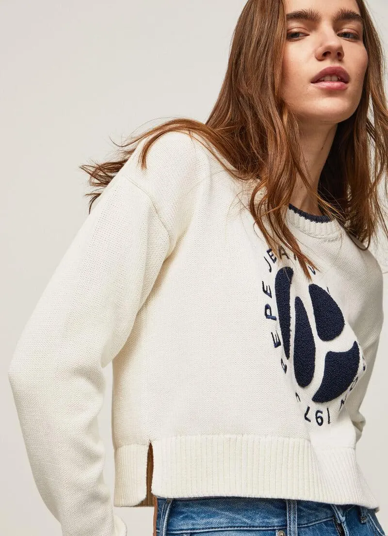 JERSEY ALGODÓN LOGO ESTAMPADO