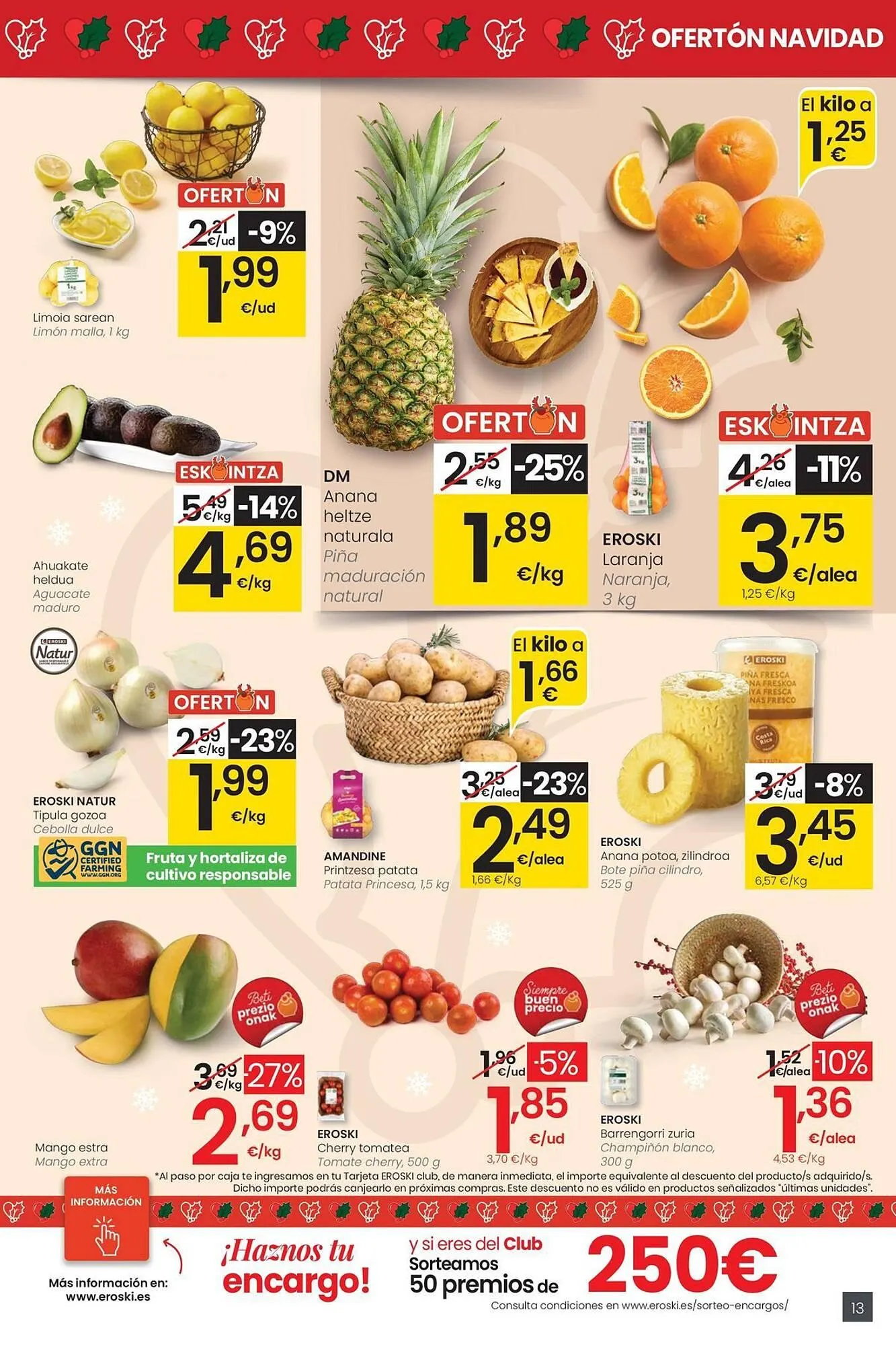 Catálogo de Folleto Eroski 18 de diciembre al 31 de diciembre 2025 - Página 13