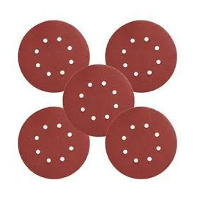 PACK 5 LIJAS 180MM GR80 VELCRO AICER