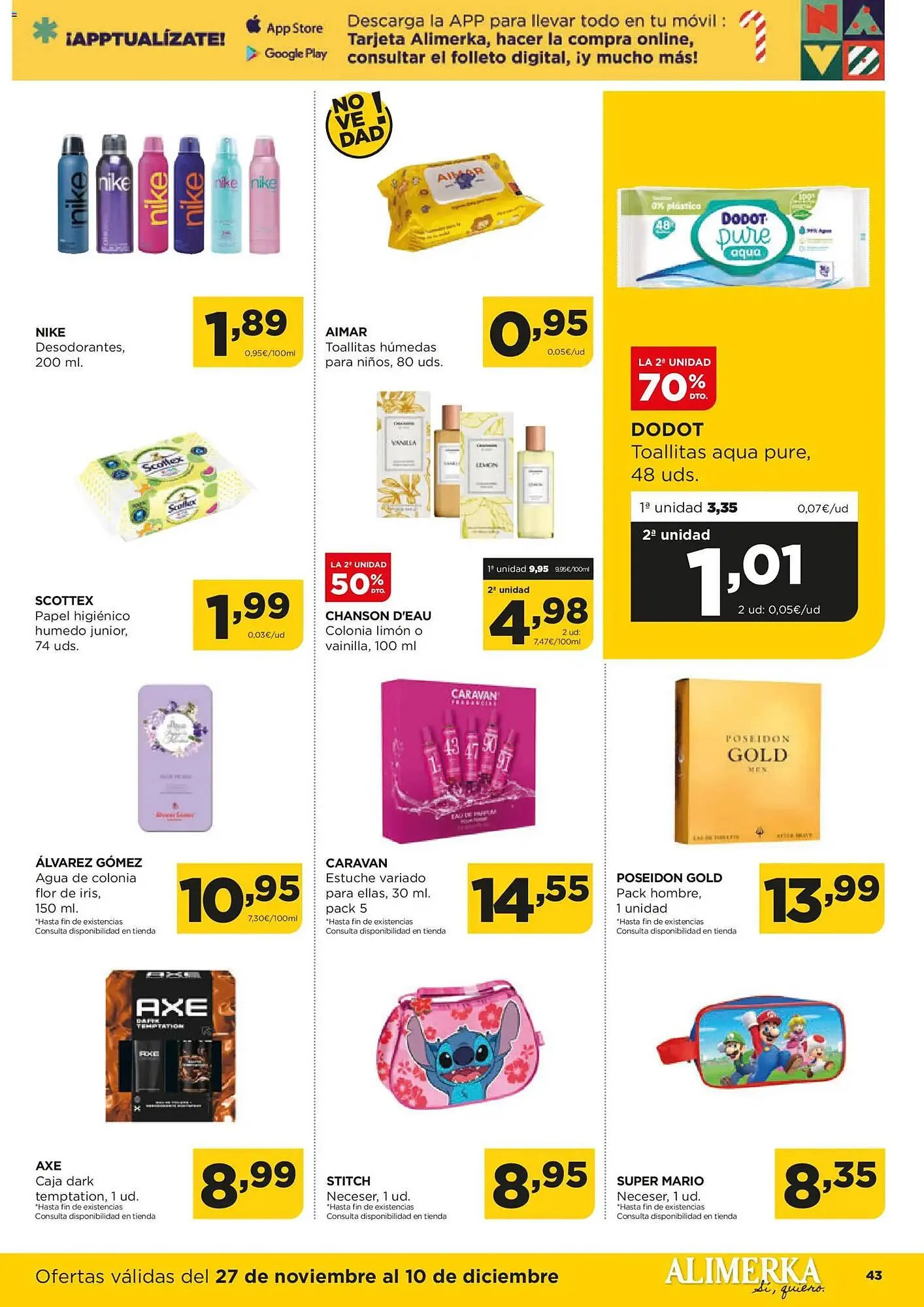 Catálogo de Folleto Alimerka 27 de noviembre al 10 de diciembre 2025 - Página 43