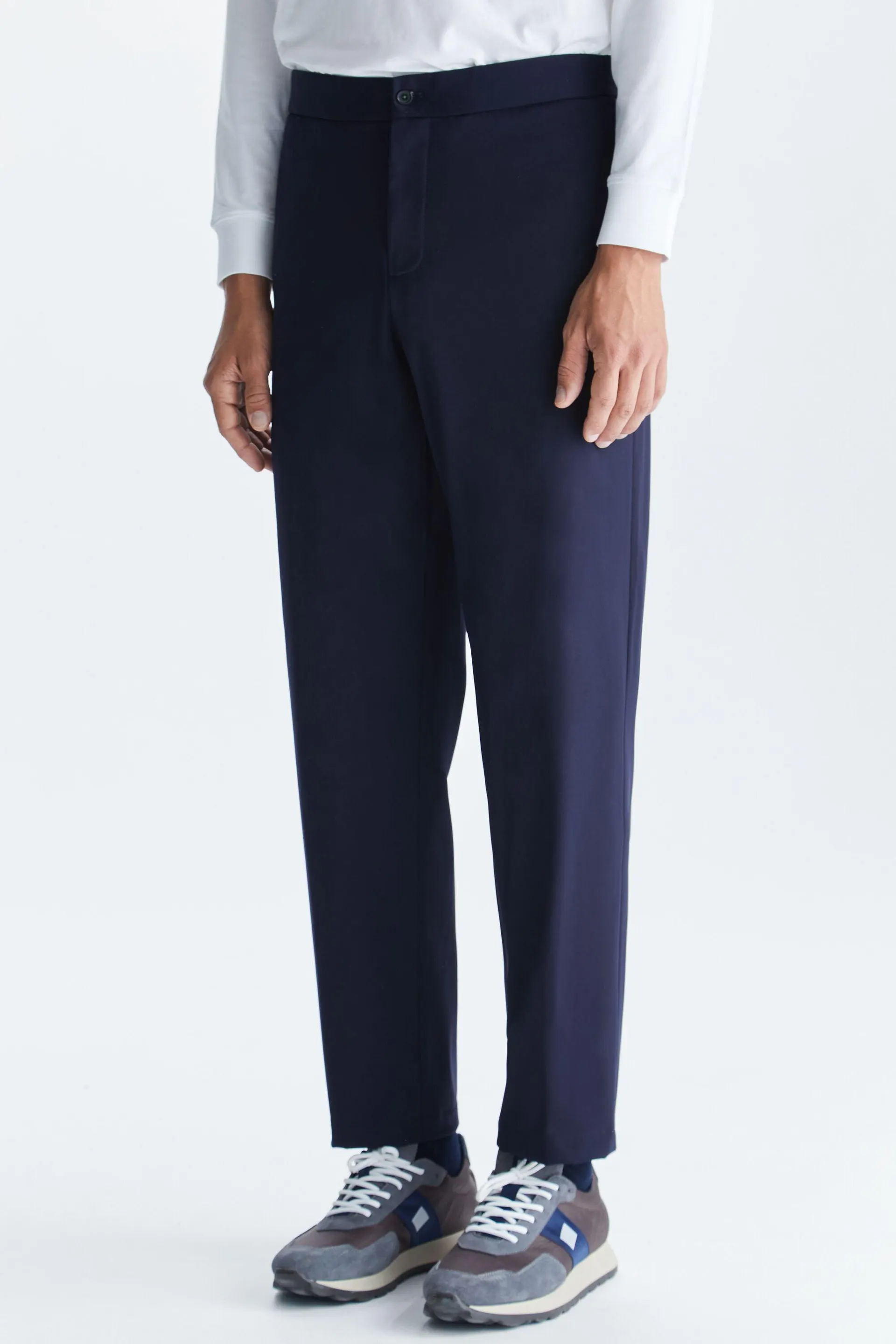 Pantalón de traje relaxed fit neopreno