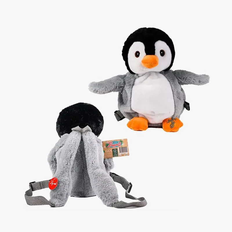 FLAPPERS MOCHILA PINGÜINO PELUCHE