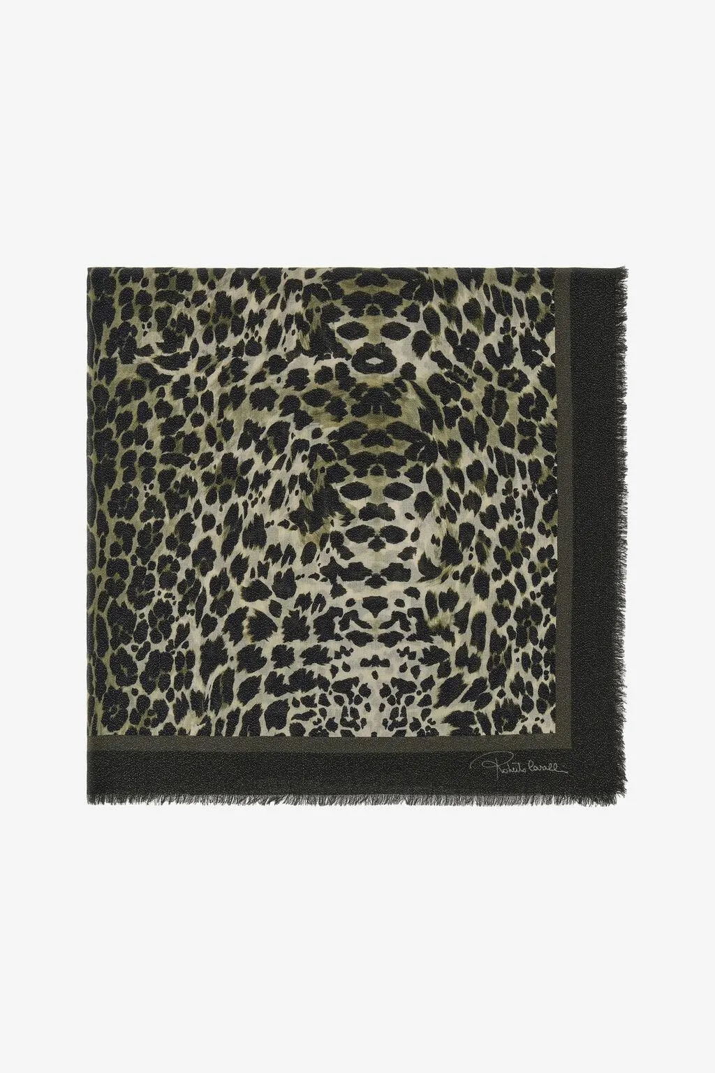 Roberto Cavalli shawl with Queen of Sicily print