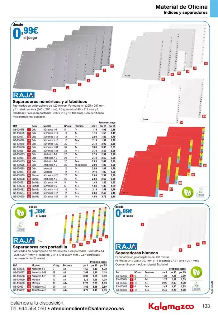 Catálogo de Staples Kalamazoo Catálogo General 9 de enero al 30 de septiembre 2025 - Página 133