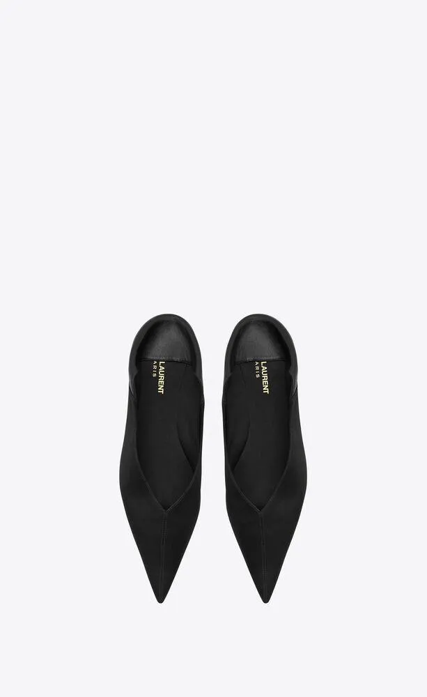 slippers nour de satén