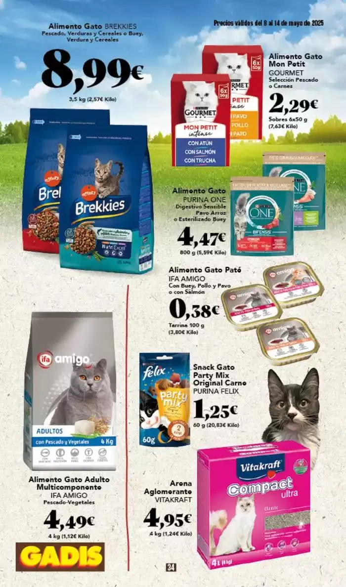 Catálogo de Precios válidos del 8 al 14 de mayo de 2025 para los Gadis de Galicia 8 de mayo al 14 de mayo 2025 - Página 34