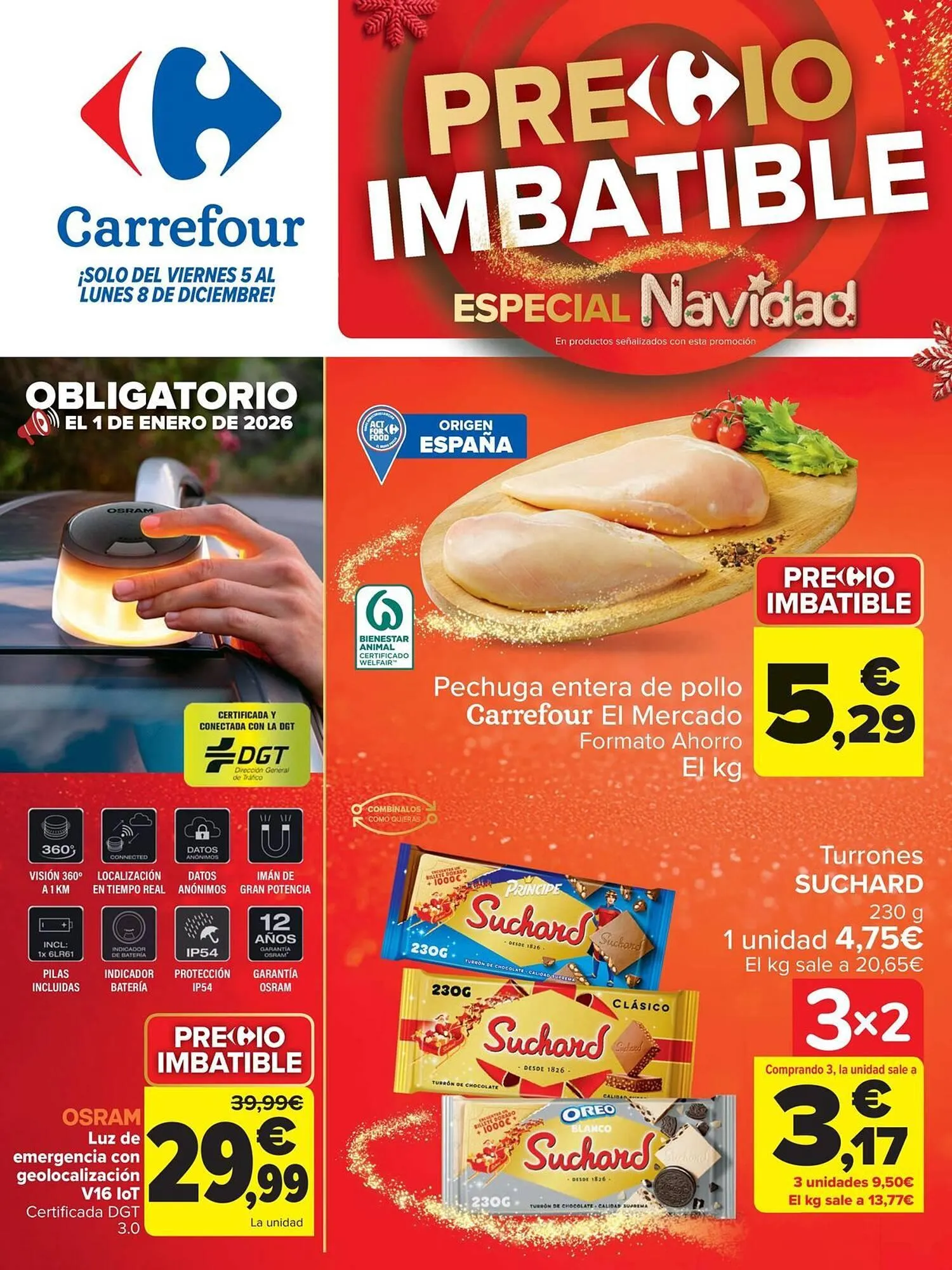 Catálogo de Folleto Carrefour 5 de diciembre al 8 de diciembre 2025 - Página 1