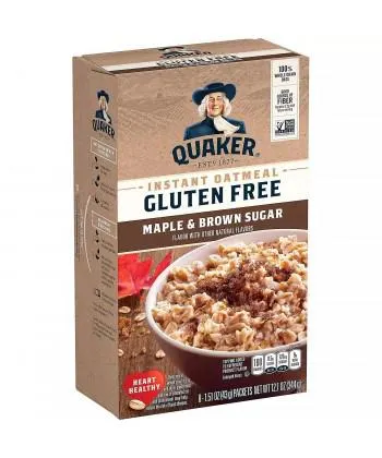 Instant Oarmeal Maple & Brown Sugar 344 gr. Quaker