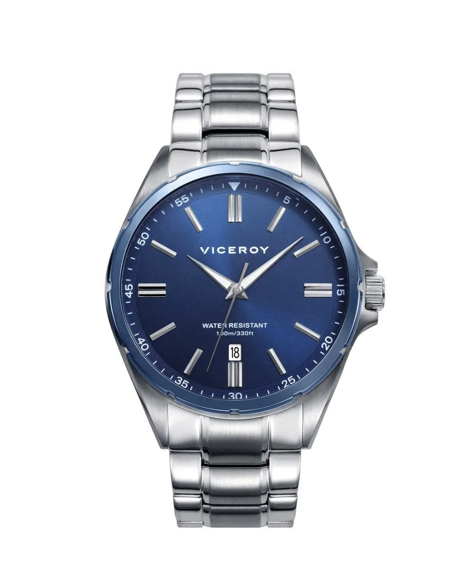 Reloj de hombre Magnum 2 agujas de acero bicolor