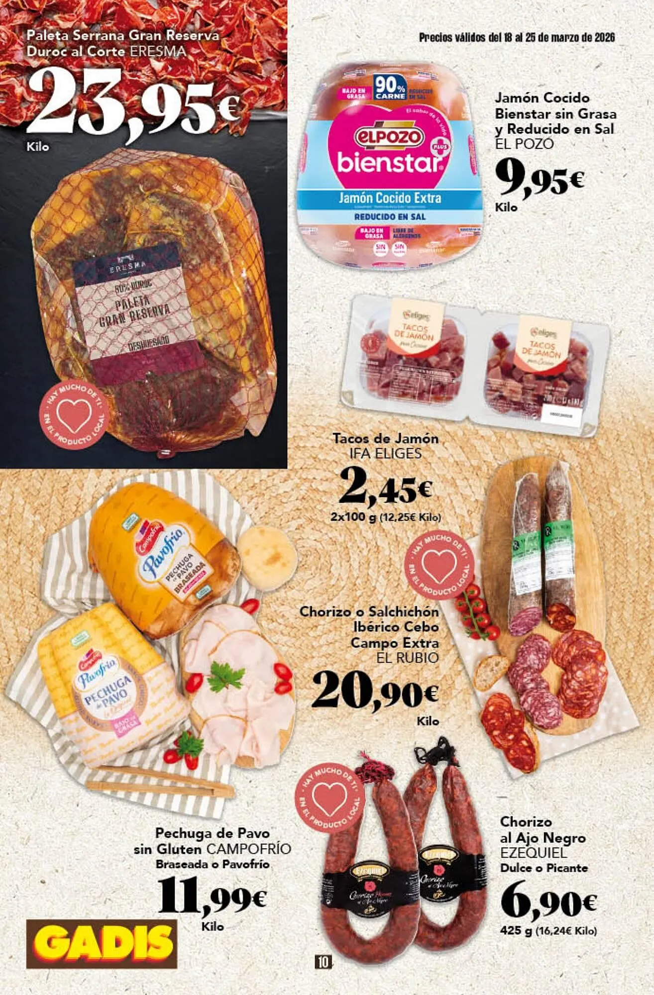 Catálogo de Folleto Gadis 18 de marzo al 25 de marzo 2026 - Página 10