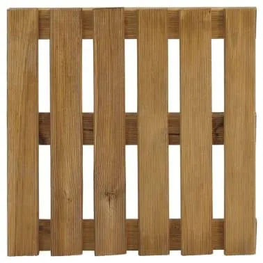 Loseta de madera "adige" 40 x 40 x 3 cm marrón