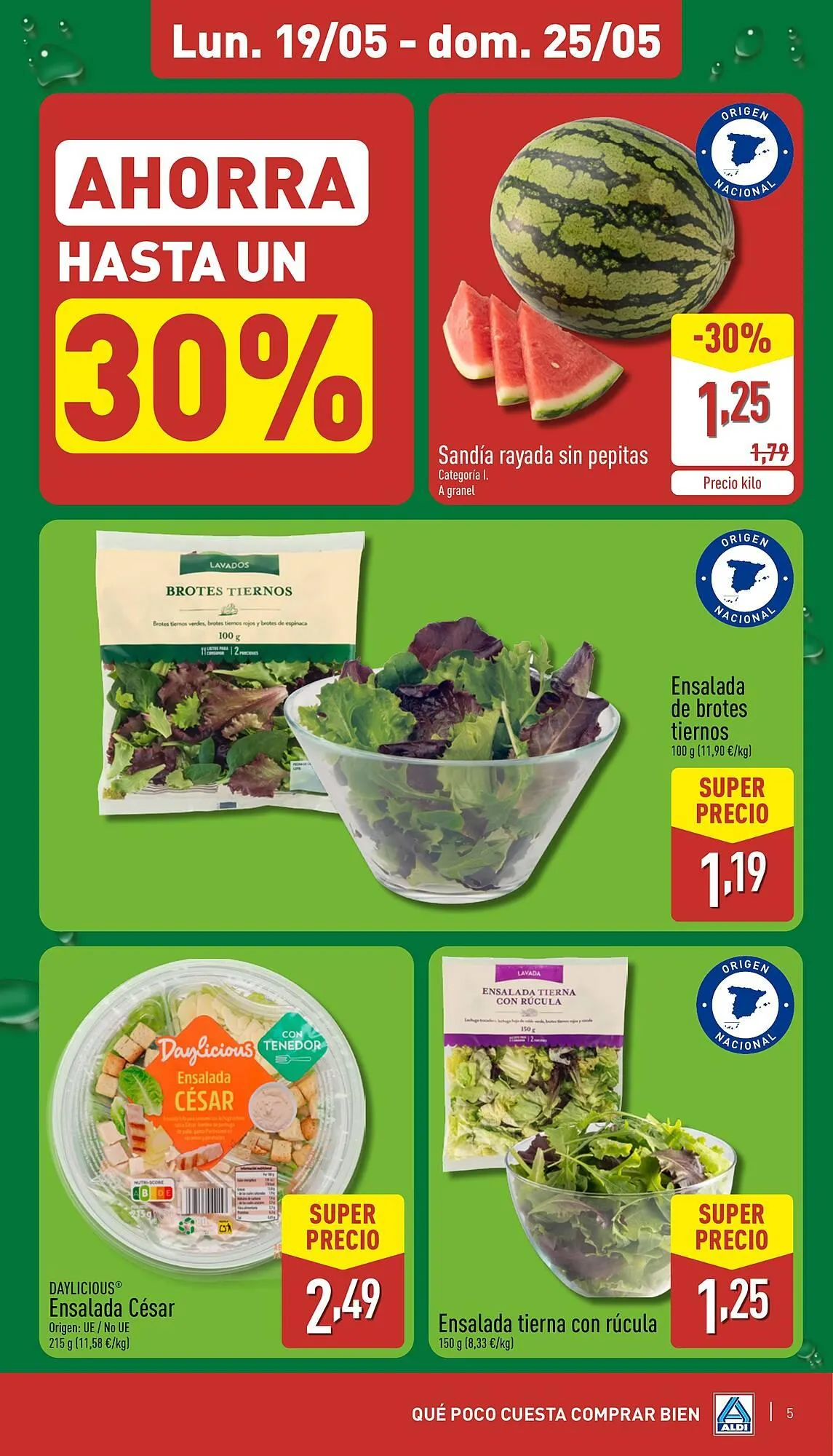 Catálogo de Folleto ALDI 19 de mayo al 25 de mayo 2025 - Página 5