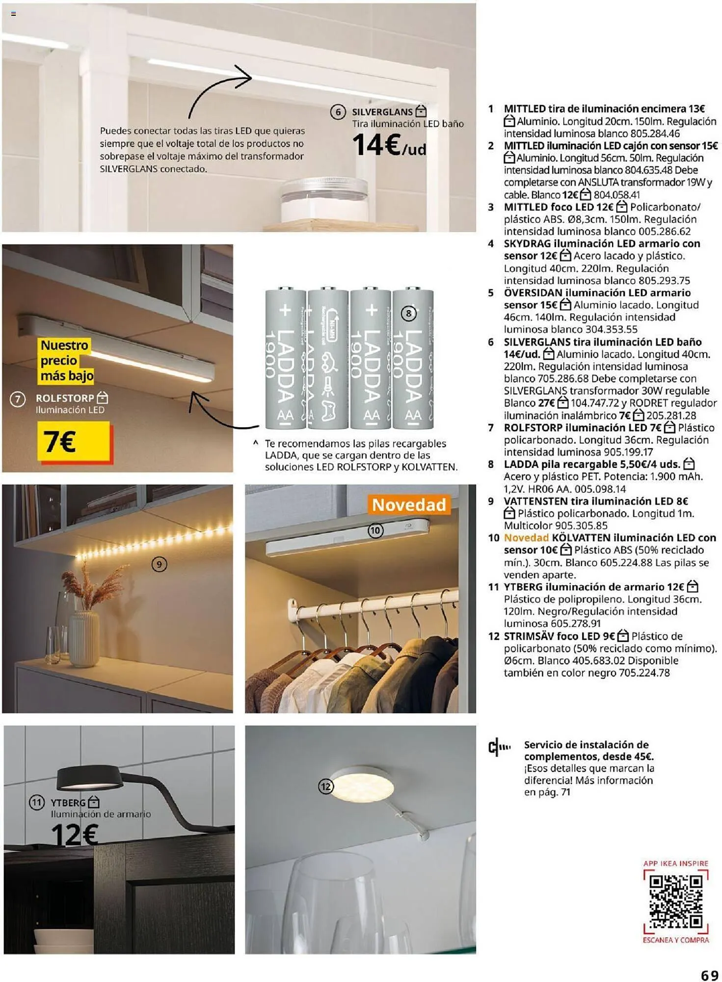 Catálogo de Folleto IKEA Accesorios y decoración 4 de septiembre al 31 de enero 2025 - Página 69