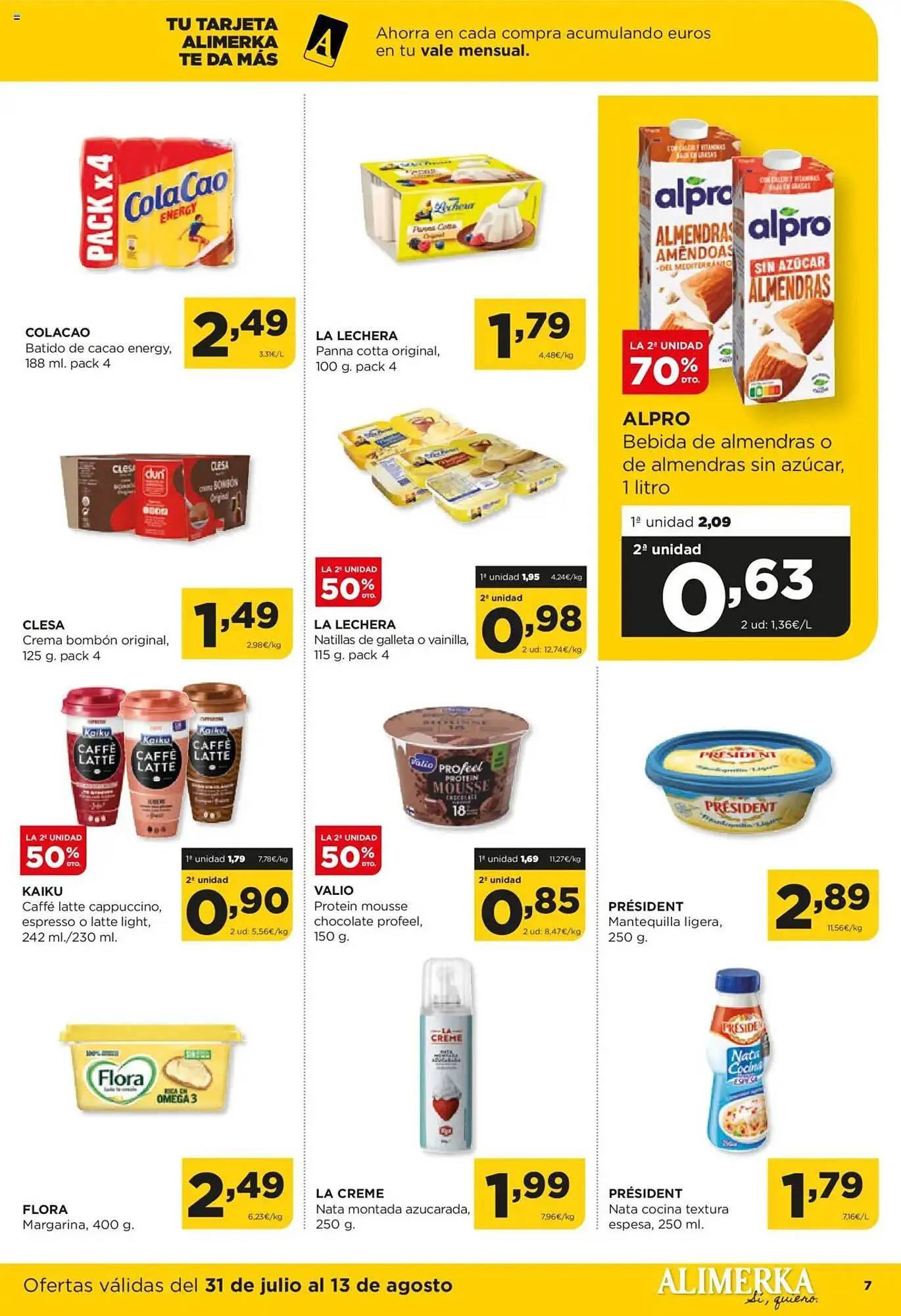 Catálogo de Folleto Alimerka 31 de julio al 13 de agosto 2025 - Página 7