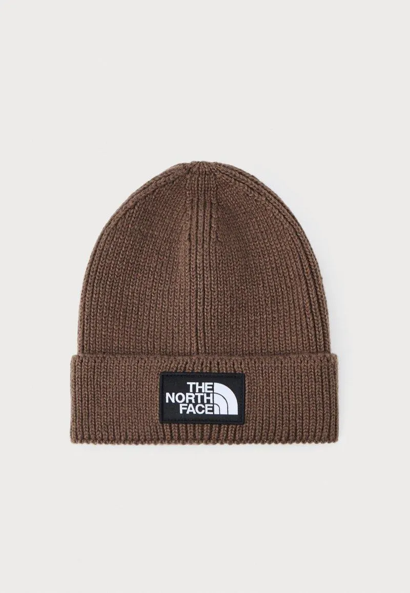 LOGO BOX CUFFED BEANIE UNISEX - Gorro - smokey brown