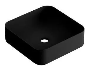 Lavabo Studio negro 36x12x36 cm