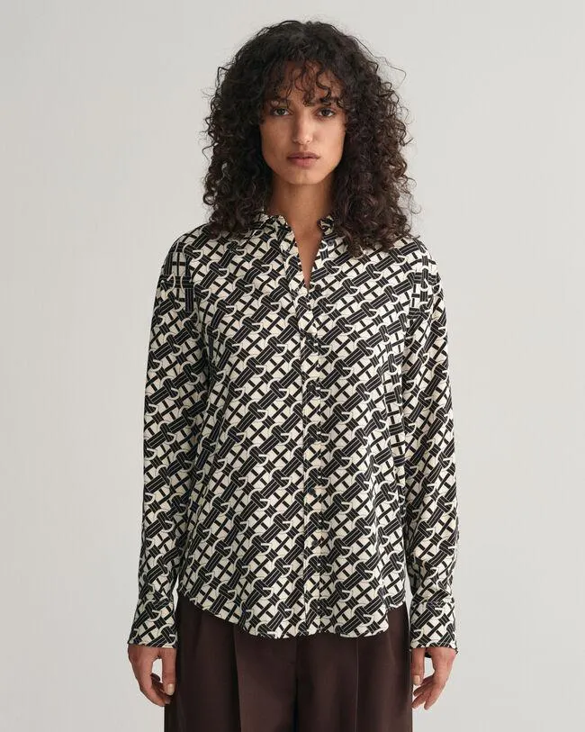Camisa Relaxed Fit G Patterned